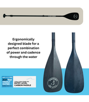 100% full carbon SUP paddle lightweight and easy to transport voted best entry level carbon paddle by sup boarder pro