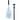 three piece fibreglass paddle in white