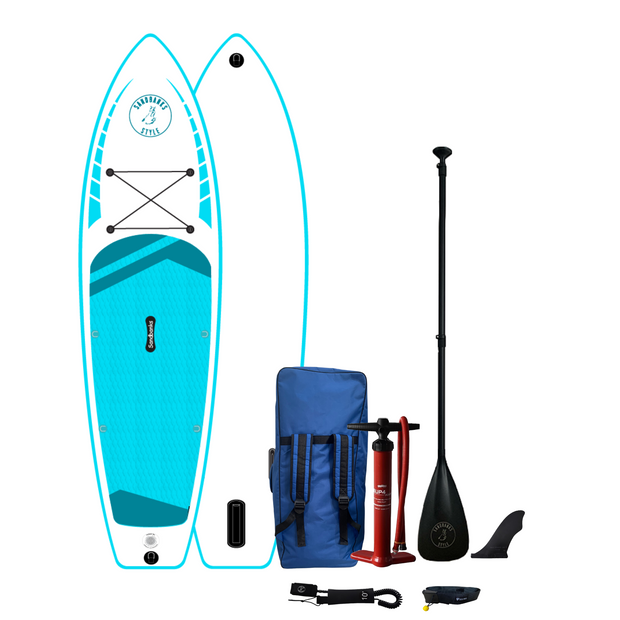 Sandbanks Style Elite 10'6'' Turquoise  isup Paddleboard package with aluminium paddle