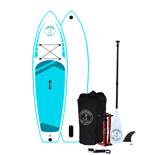 Sandbanks Style Elite Turquoise 10'6'' iSUP paddleboard package