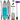 Pro-X Turquoise 10'6'' x 32'' x 4.75'' iSUP paddleboard package