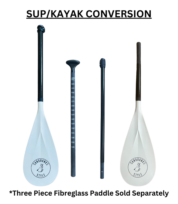 kayak conversion blade for fibreglass paddle