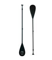 Lightweight three piece carbon hybrid sup paddle