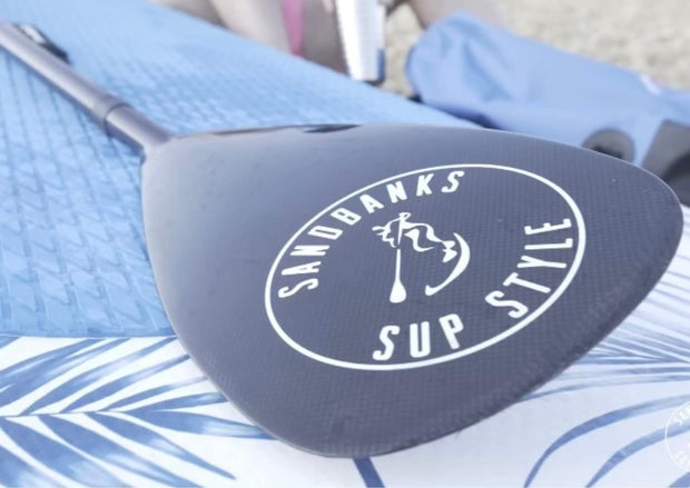Sandbanks Style Three Piece Carbon Paddle