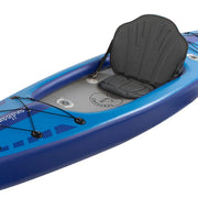 Sandbanks Style full dropstitch inflatable kayak  blue with paddle