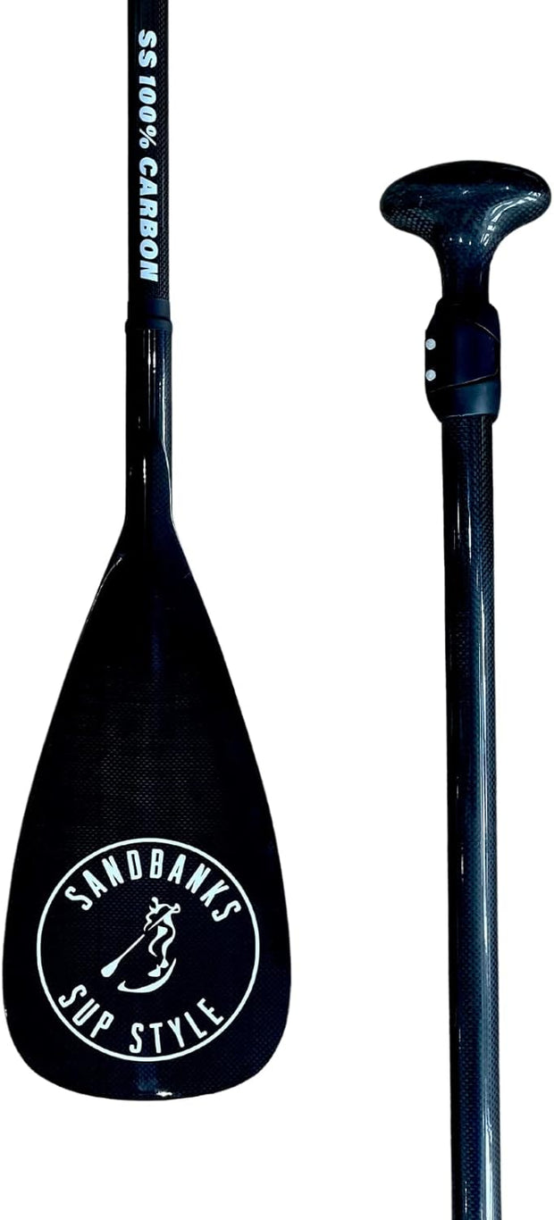 Sandbanks Style Three Piece Carbon Paddle