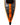 Top view of Optimal drop stitch inflatable kayak with luggage straps in Orange