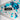Ultimate Turquoise beginner inflatable paddle board with front carry handle and cargo bungee storage for easy transport and carrying essential gear