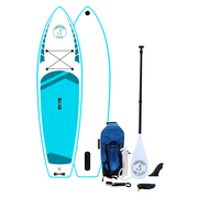 11 ft cruiser extra stable turquoise  isup paddleboard package