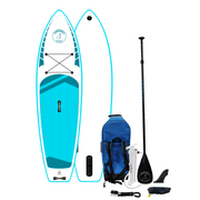 Elite Pro 10'6'' iSUP paddleboard package turquoise