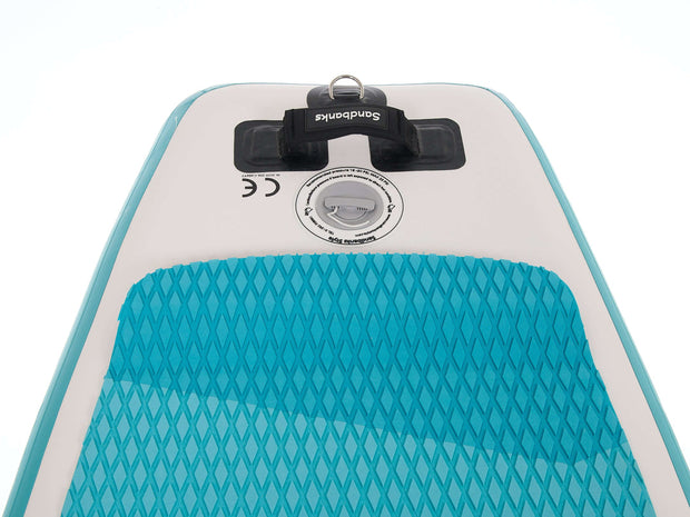 Elite Pro 10'6'' iSUP paddleboard package turquoise