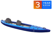 Sandbanks Style two person dropstitch inflatable kayakblue