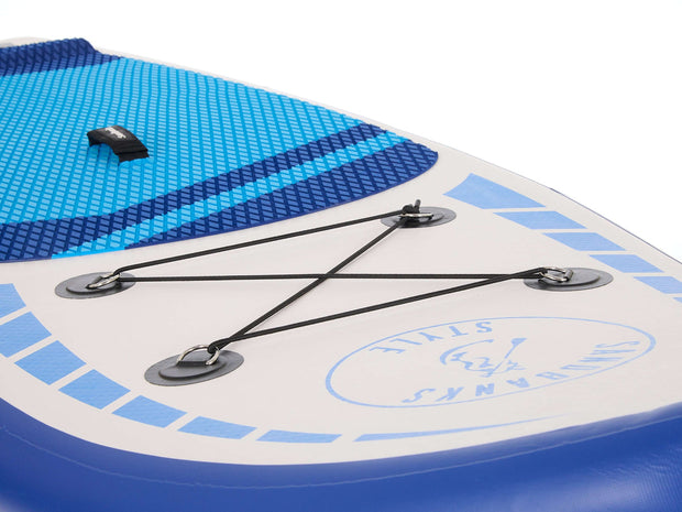 childrens 8'6'' splash paddleboard in blue