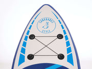 childrens 8'6'' splash paddleboard in blue