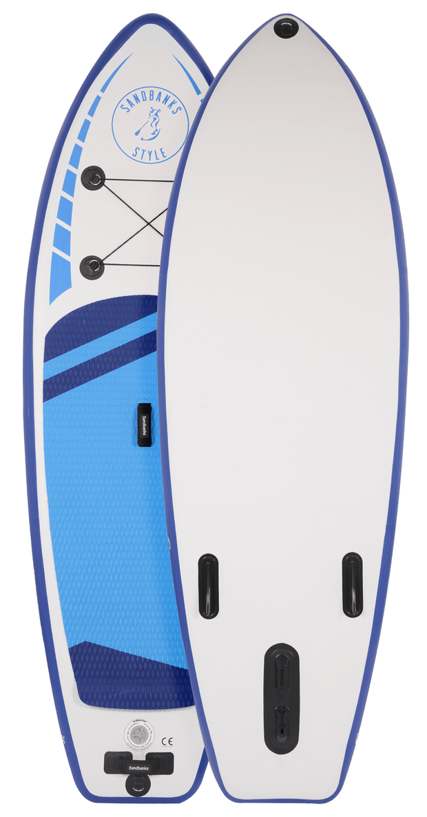 childrens 8'6'' splash paddleboard in blue