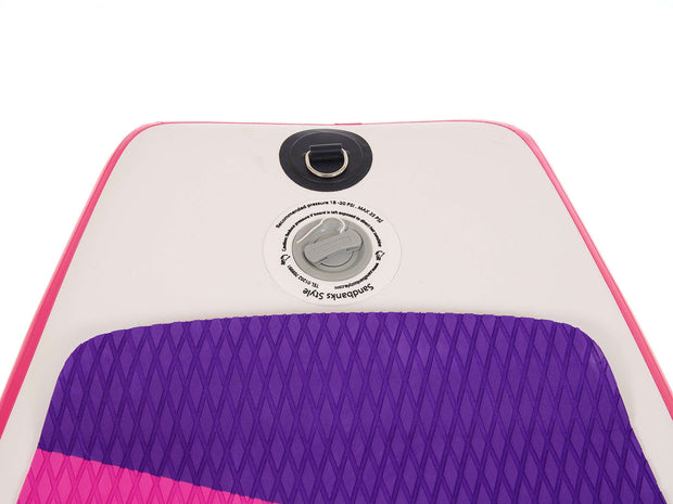Splash Pink 8'6'' x 32" x 4.75" iSUP paddleboard package