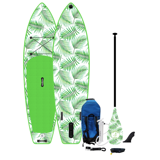 Ultimate Amazon 10'6'' Allround isup inflatable paddleboard package with fibreglass paddle