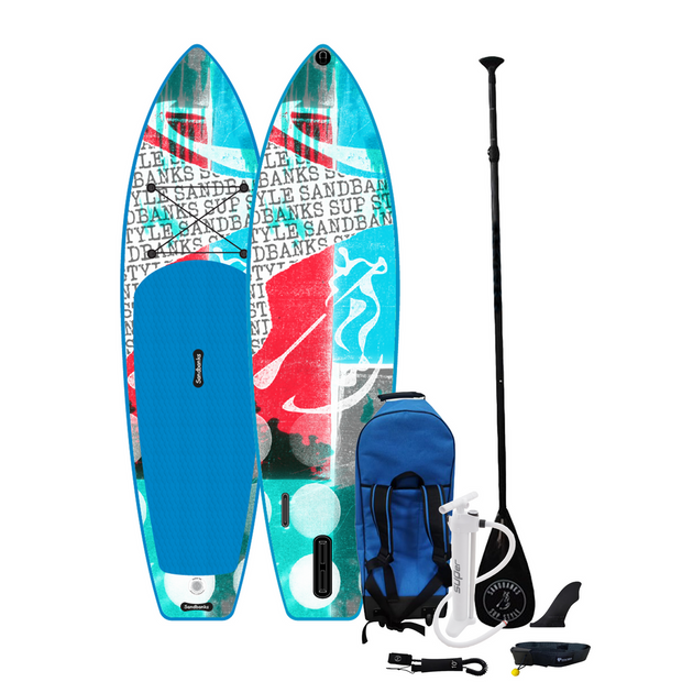 Ultimate Reef Allround 10'6'' inflatable isup paddleboard package with carbon paddle