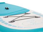 Sandbanks Style Wave Turquoise  9'6'' iSUP paddleboard bungees