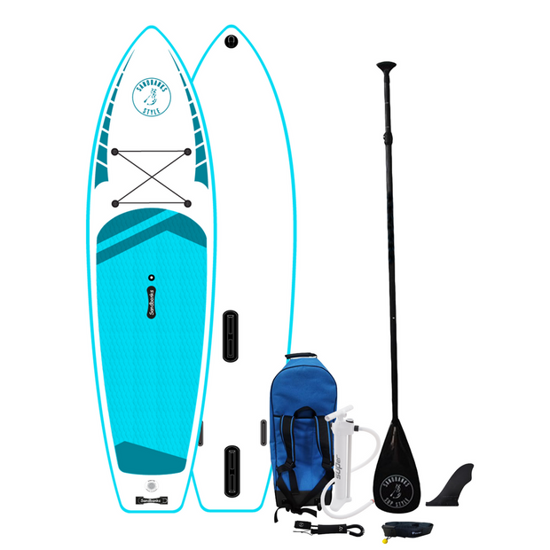WindSUP 10'6''  x 32" x 6" iSUP Paddleboard Package Turquoise