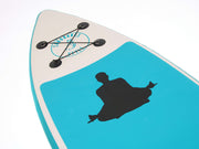 Sandbanks Style 11' inflatable yoga isup paddleboard front bungees
