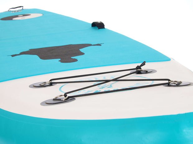 Yoga 11' iSUP paddleboard package turquoise